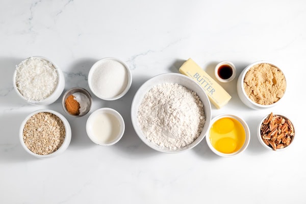 ingredients for oatmeal cake