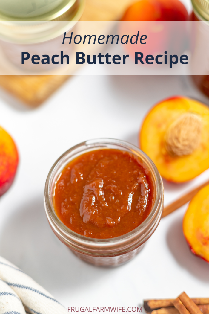 Easy peach butter recipe