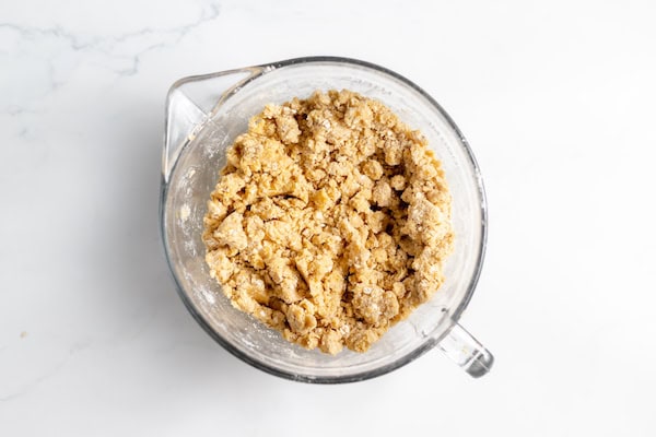 crump topping mixture for making fruit crisp