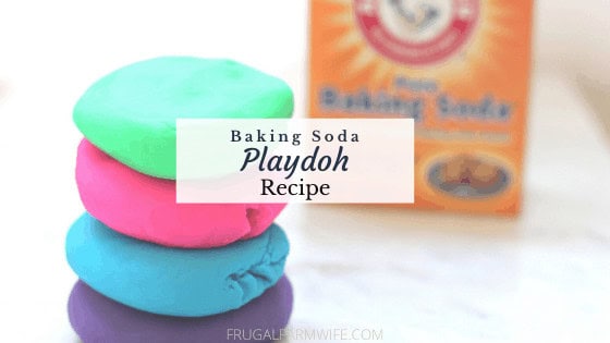 Baking Soda playdough recipe