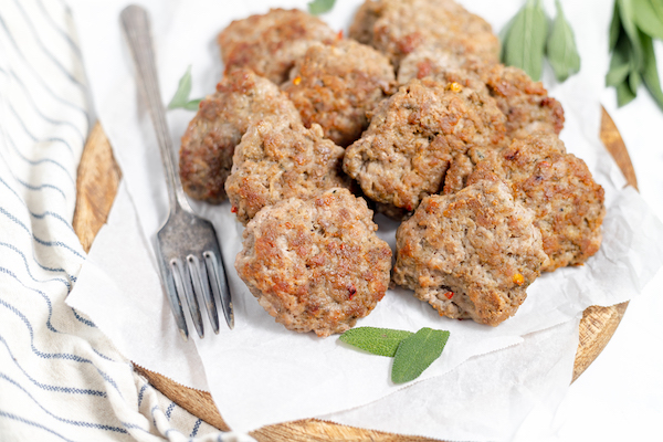 plate of sausage made from scratch