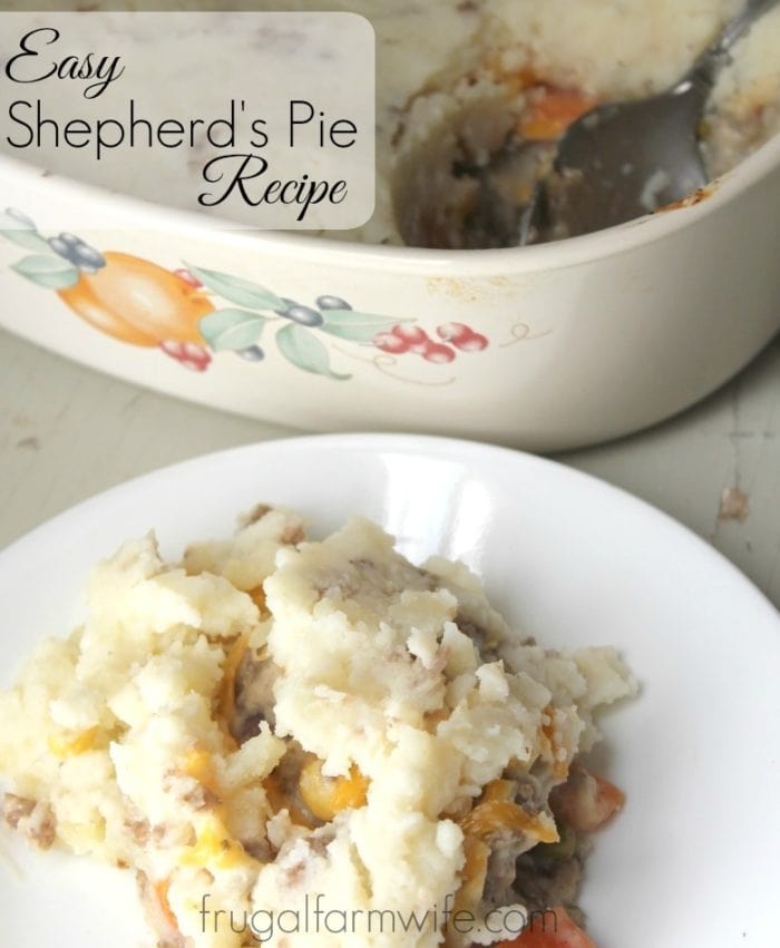 Easy Shepherd's Pie Recipe
