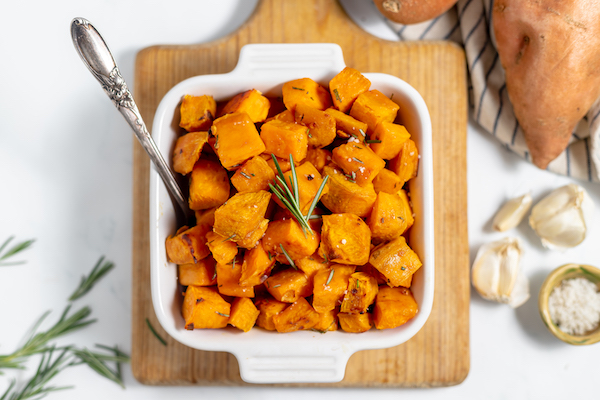 Thyme Roasted Sweet Potatoes