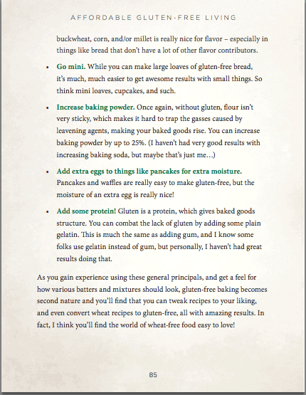 Image shows a screenshot of the bonus material from my ebook