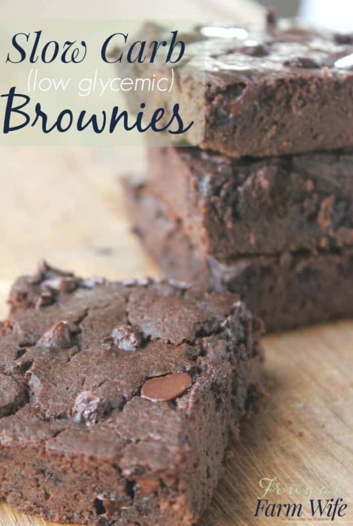 These slow carb brownies are fabulous! They manage to be sweet, and decadent while using a zero calorie sweetener and NO white carbs!