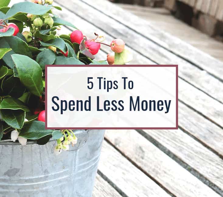 tips to spend less money