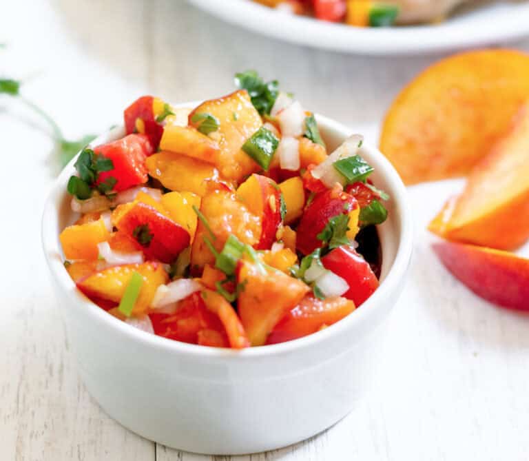 summer fresh peach salsa recipe