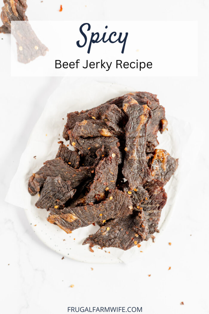 Homemade spicy beef jerky recipe