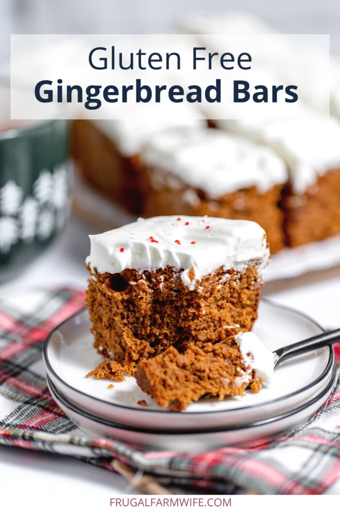 gluten free gingerbread bars