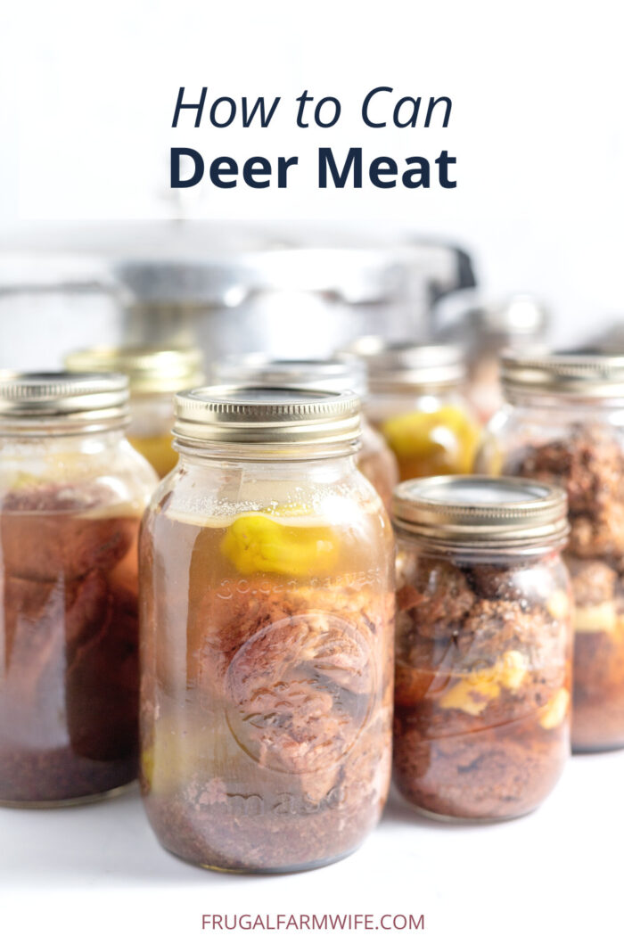 how to can deer meat