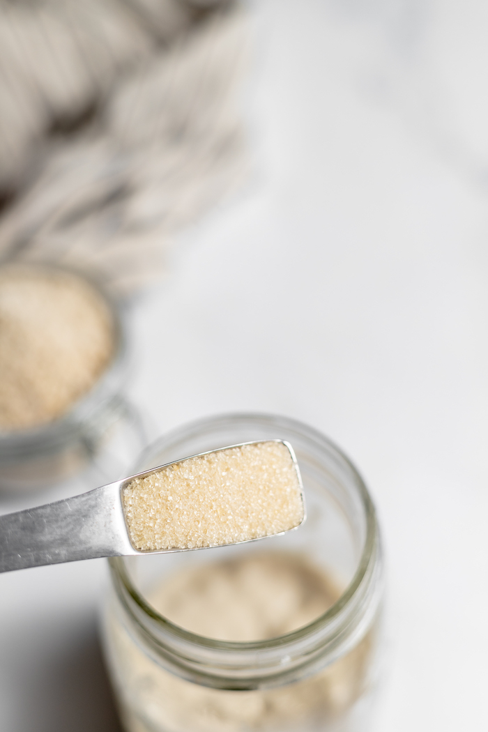 adding sugar to sourdough starter to rehydrate it