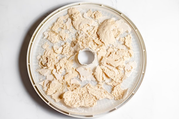 dehydrated sourdough starter chips