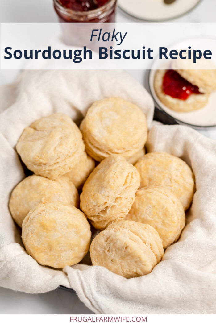 how to make flaky sourdough biscuits