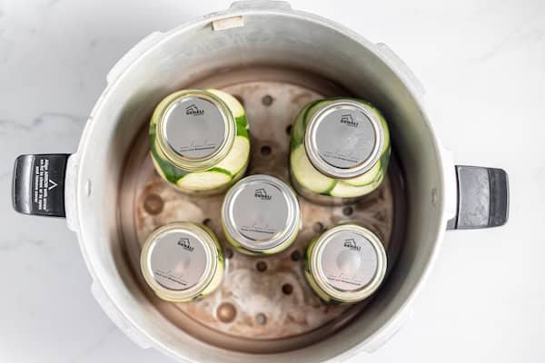 jars in a pressure canner
