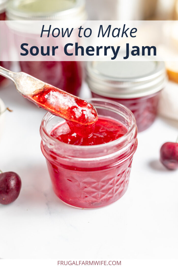 How to make sour cherry jam with just three ingredients.