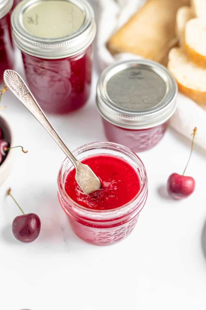 canning tart cherry jam