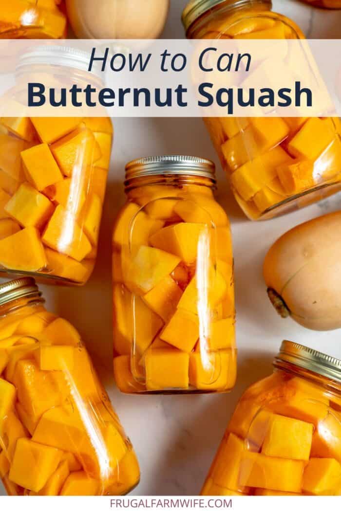 Canning butternut squash the right way