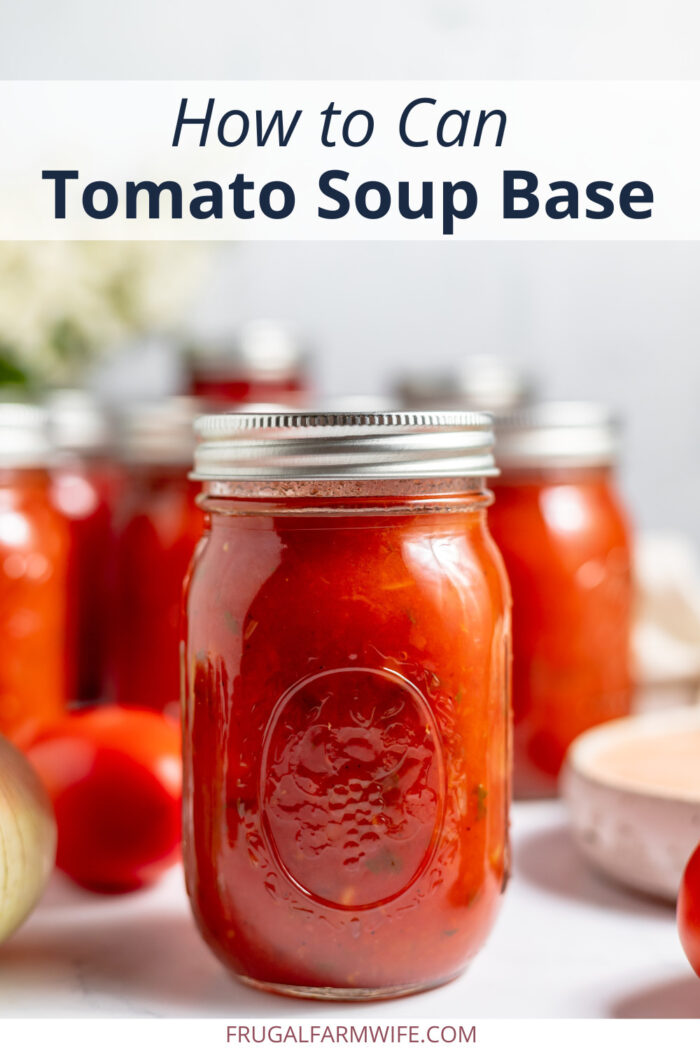 canning tomato soup base