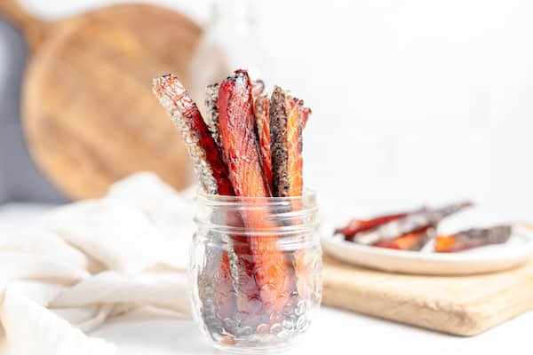 salmon jerky in a jar