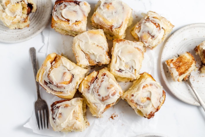 Overnight Sourdough Cinnamon Rolls