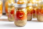 jars of canned lentil soup