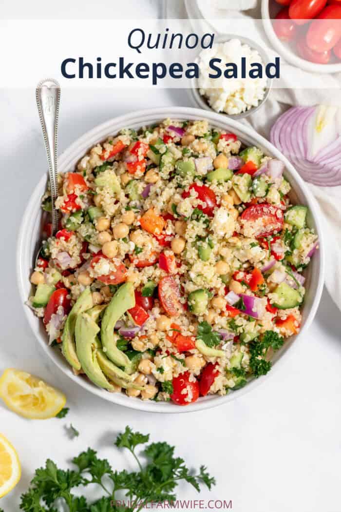quinoa chickpea salad recipe