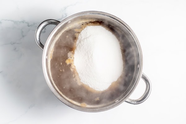 sugar added to dandelion tea