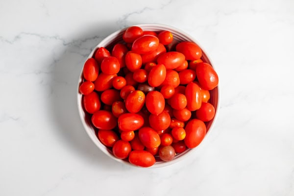 cherry tomatoes in a bowl