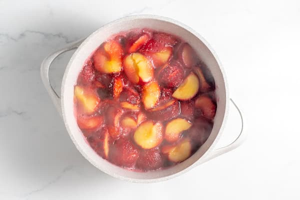 cooked plums