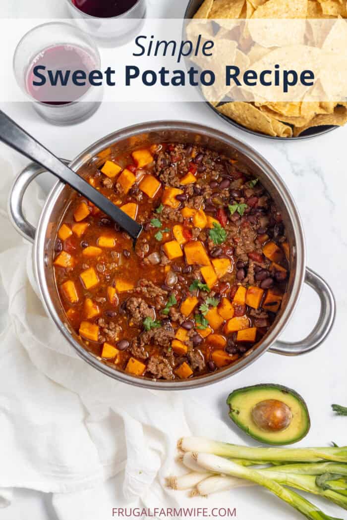 simple sweet potato chili recipe