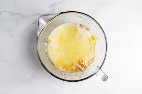 lard and buttermilk over cornmeal
