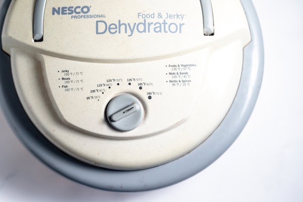 Dehydrator set up for jerky