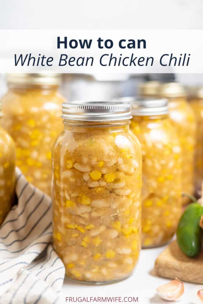 how to can white bean chicken chili