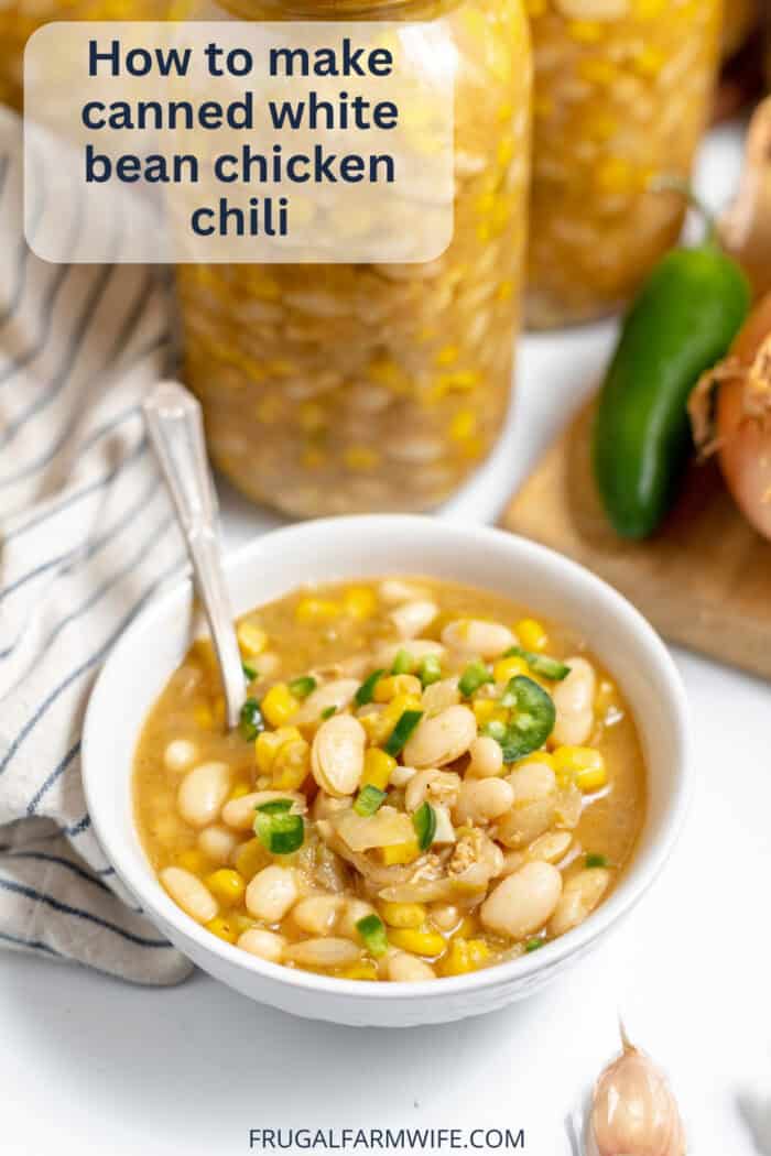 how to can chicken chili