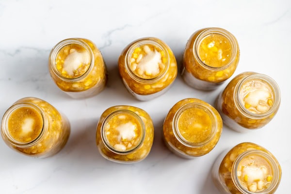 jars of chili for canning