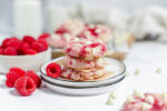 plate of raspberry cookies