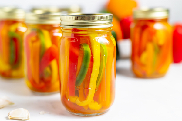 canned pickled sweet peppers