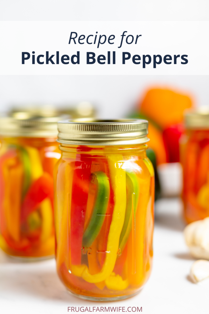 pickled sweet peppers recipe for canning