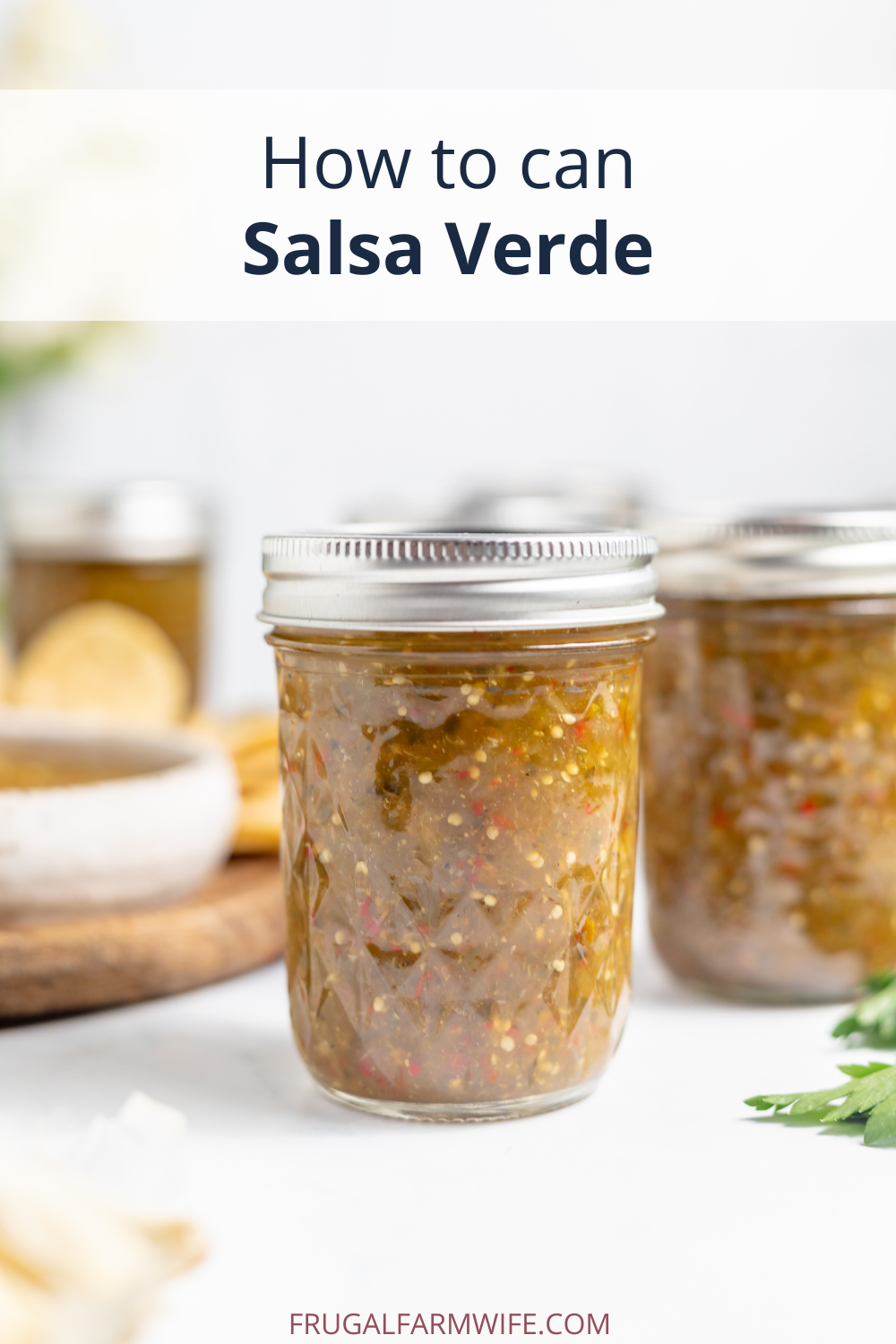 easy recipe for canning salsa verde