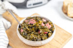 bowl of collard greens