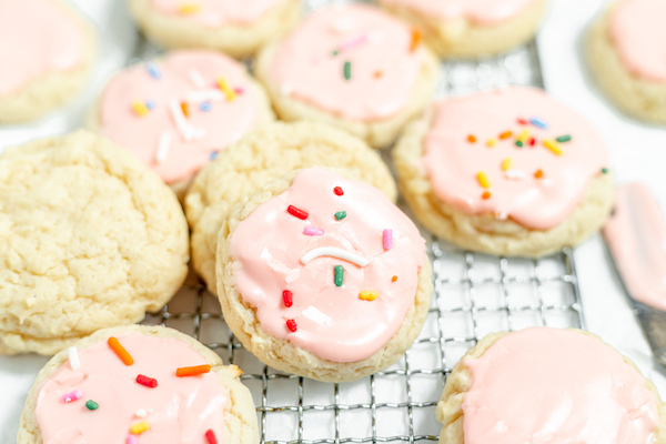 sour cream cookies with sour cream icing